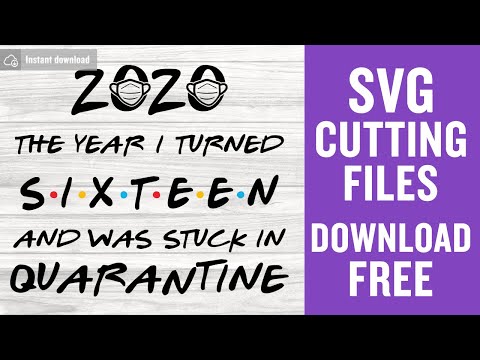 Birthday 2020 Svg Free Cutting Files for Silhouette Cameo Instant Download