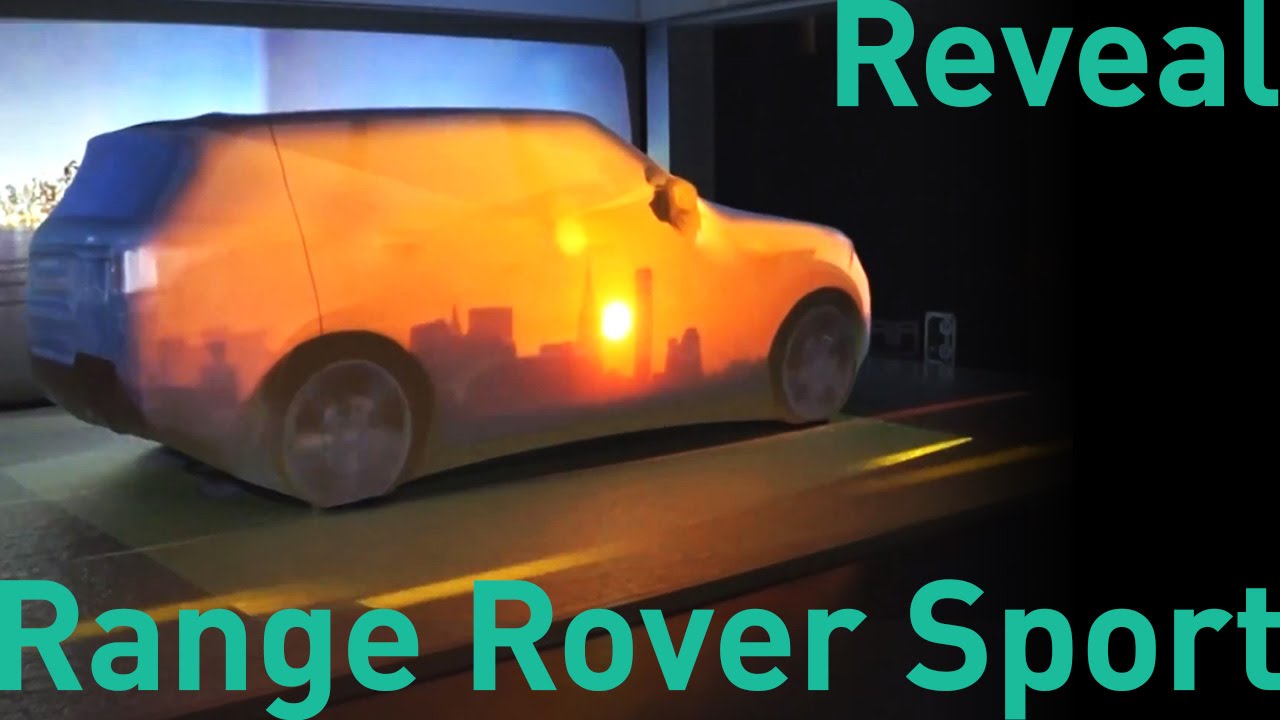 Reveal range rover sport projection mapping youtube