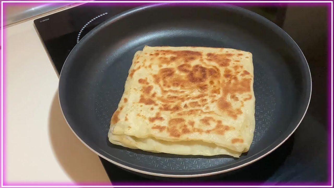 TEK GEREKEN UN, SU VE TUZ   Hızlı lezzet kolay ve pratik Katmer Gözleme Tarifi
