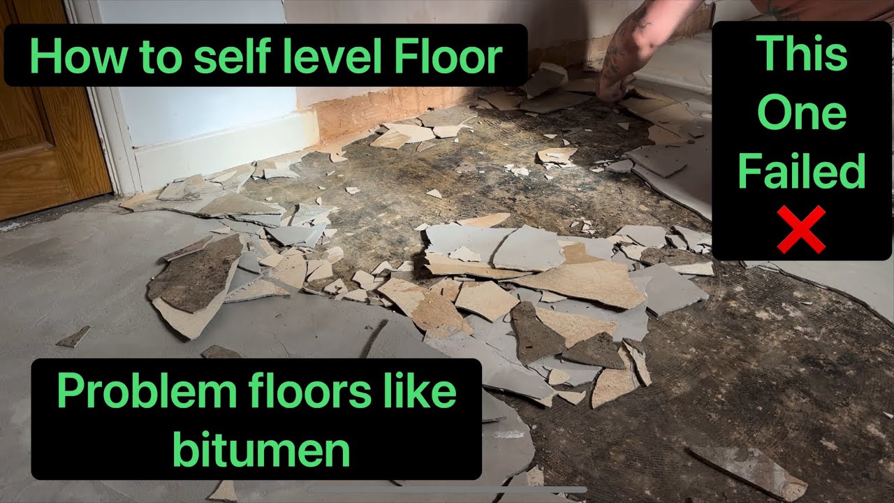 how-to-self-level-floor-prep-to-final-results-youtube