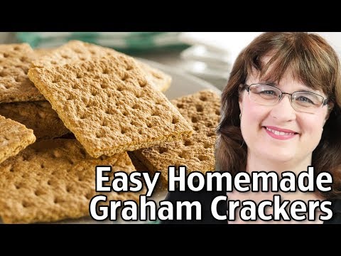 Easy Graham Crackers Recipe - How To Make Graham Crackers At Home!