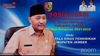SOSIALISASI PPDB TAHUN PELAJARAN 2021-2022
