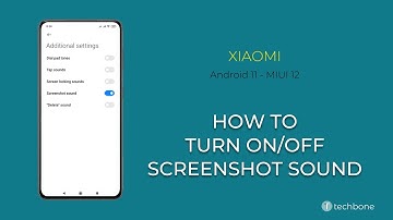 How to Turn on/off Screenshot Sound - Xiaomi [Android 11 - MIUI 12]