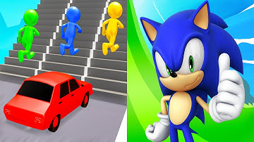 Shape shifting VS Sonic Dash - All Level Gameplay Walkthrough Android iOS Ep6