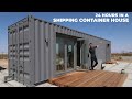 24 Hours in a SHIPPING CONTAINER HOUSE + website update