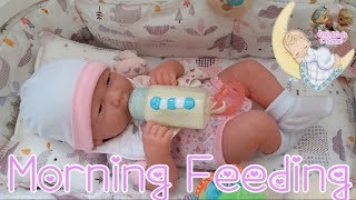 JC Toys La Newborn Baby Girl's Early Morning Routine🌅 What I Do When Baby Wakes Up At 5:30a.m.🕠