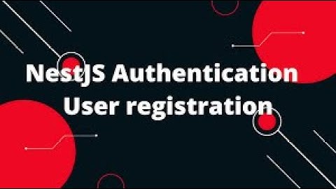 NestJs Authentication With JWT Tokens