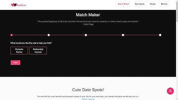 Advanced Django Dating Site | Oh my dollar valentine App | Django Match Maker Website