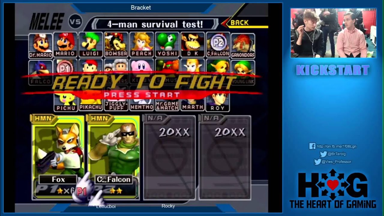 Leffen (Fox) vs Rocky (Falcon) - Kickstart 7