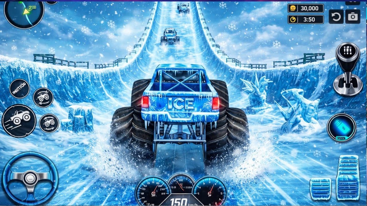 Uleimate Monster Truck Stunts 2025 Epic High Speed Jumps & Mega Ramp Racing | Android Gameplay