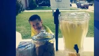 8-year-old boy creates charitable lemonade stand