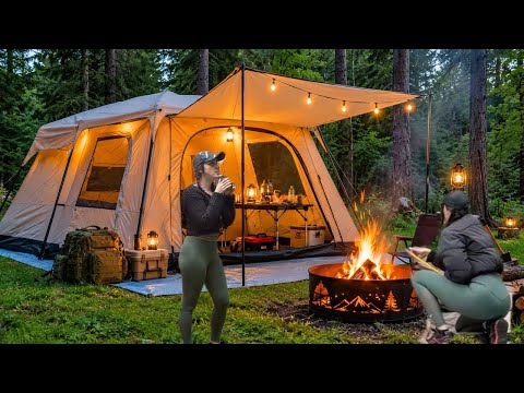 I LEFT MY CAMPSITE IMMEDIATELY! Strange Sounds And A Strong Bear Smell In The Forest🐻