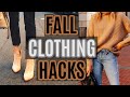 10 Fall Fashion Hacks | *Awesome* Autumn Hacks Every Woman Should Know!