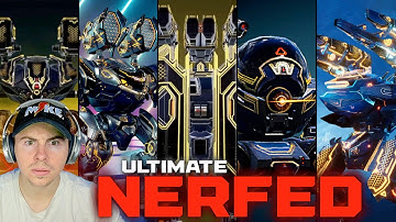 Most Expensive Robots In The Game Get HUGE Nerfs... Ultimate Equipment Rebalance | War Robots