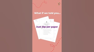 11+ Exam Prep with Past Papers for JUST 22p!