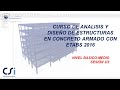 CURSO DE ANÁLISIS Y DISEÑO DE ESTRUCTURAS EN CONCRETO ARMADO CON ETABS 2/3