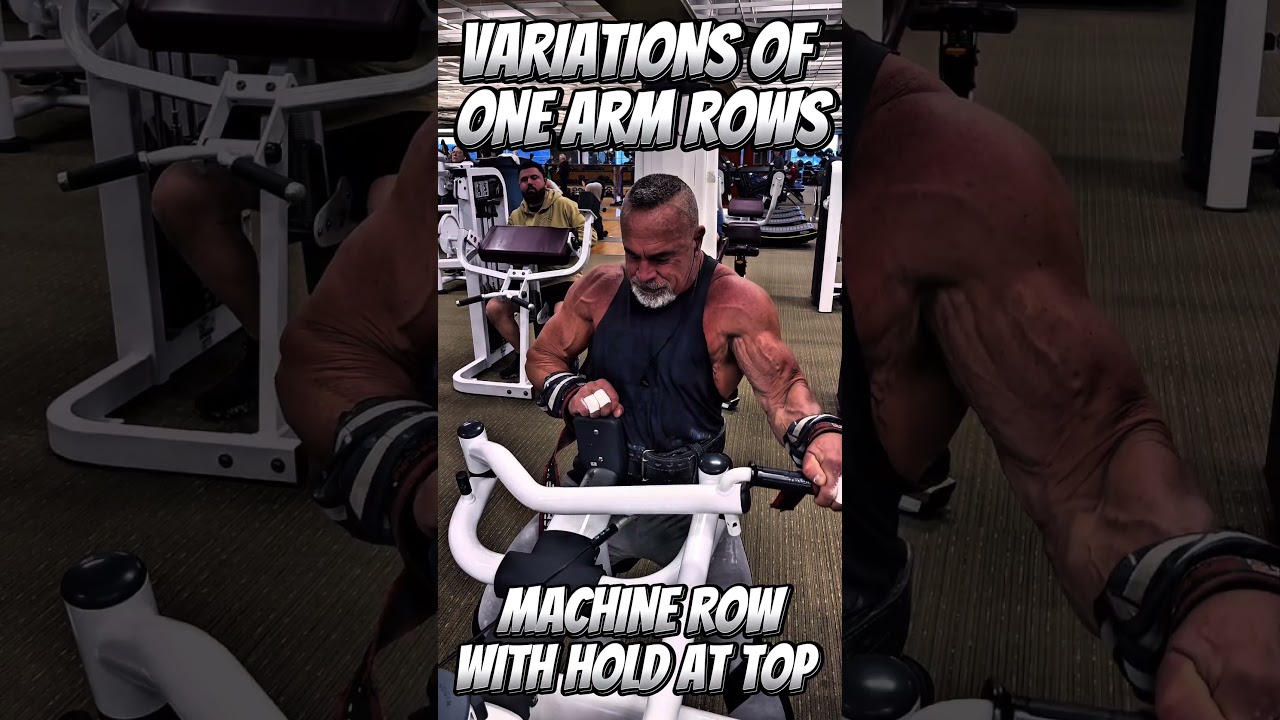 VARIATIONS OF ONE ARM ROWS FOR BACK THICKNESS #workout #motivation #muscle #workouttips #exercise