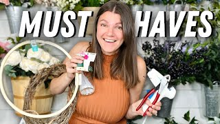 My wreath making ESSENTIALS! Everything you need to start making wreaths!