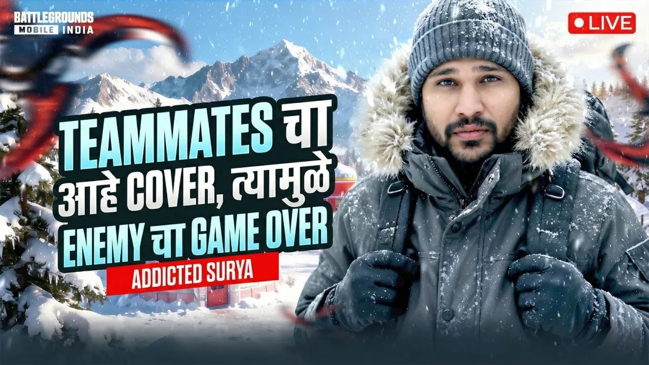 BGMI Marathi LIVE | Marathi Gamer | Addicted Surya | Jay Maharashtra