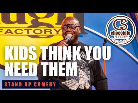 Kids Think You Need Them - Comedian Adrian Washington - Chocolate Sundaes Stand Up Comedy
