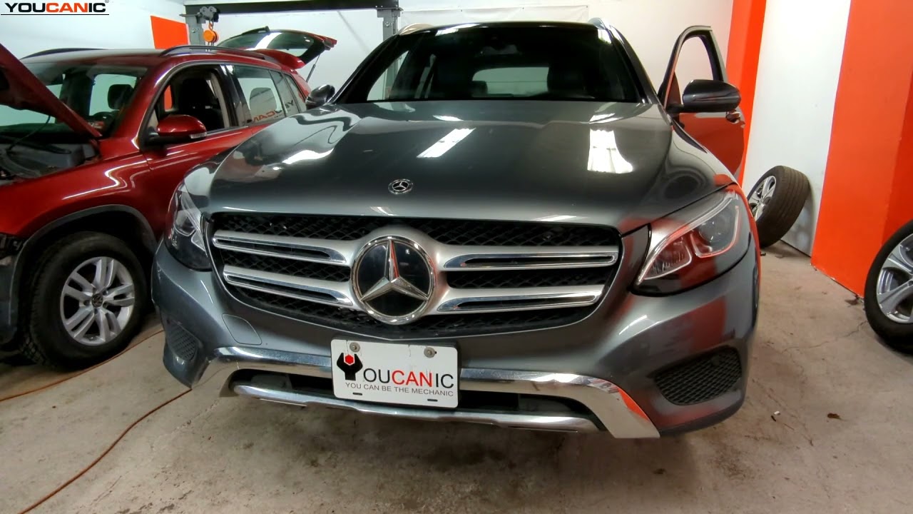 Открытие капота своими руками для Mercedes-Benz GLC (X253) 2016-2022 годов