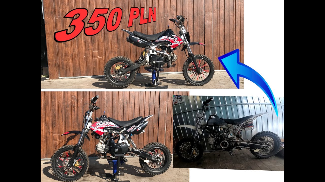 Odbudowa Crossa 110 KXD tuningi za grosze