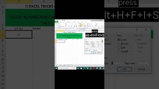 easy excel formula for serial number in one step #accounts #ytshorts #gst #trending #viralshorts