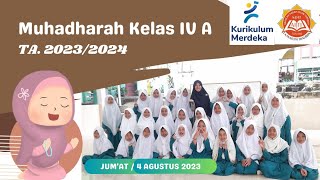 Pembacaan Doa Penutup | Muhadharah Kelas 4A