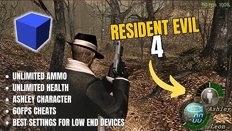 Resident Evil 4 60fps Cheats and Settings for Aethersx2 | Resident Evil 4 Unlimited Ammo cheats