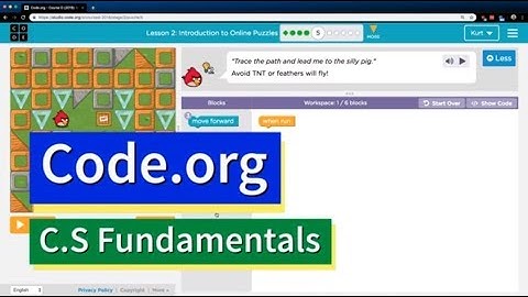 Introduction to Online Puzzles Lesson 2.5 Course D Code.org Tutorial