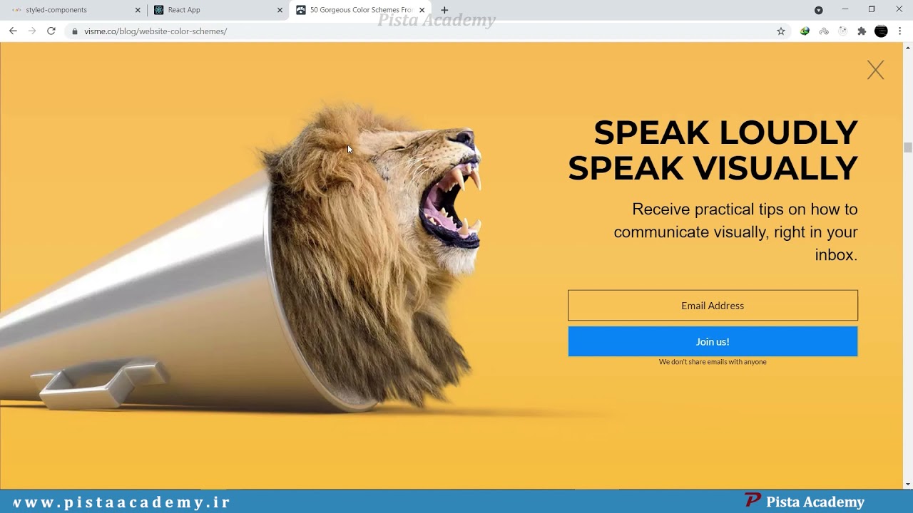 React Styled Component -  جلسه نهم