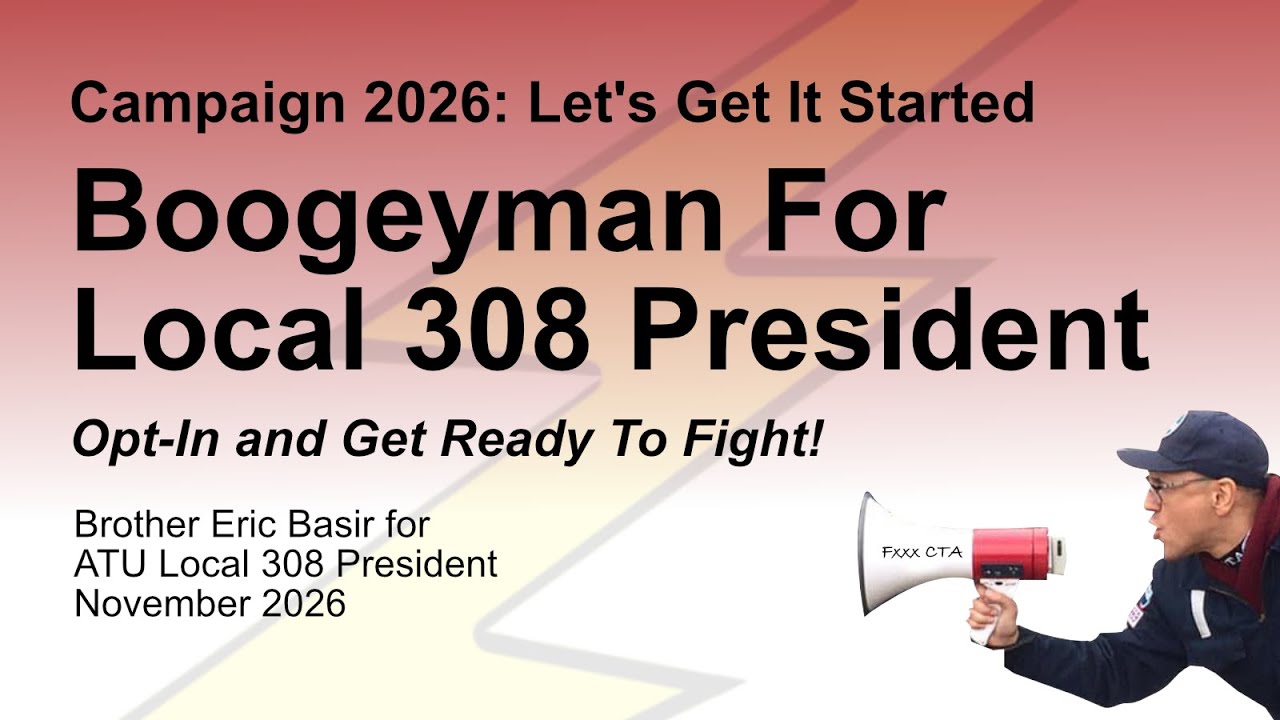 Boogeyman For Local 308 President: Get It Started!
