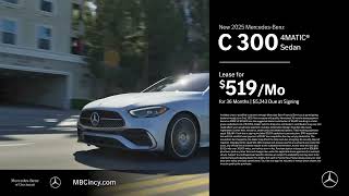 New Mercedes-Benz C 300 Lease Offer - 05/2025