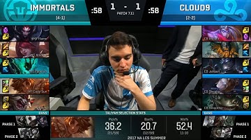 IMT vs C9 Highlights Game 3 NA LCS Summer 2017 Immortals vs Cloud9 W3D2