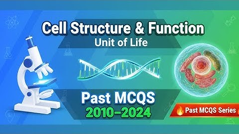 Cell Structure & Function | Most Repeated MCQs 2010–2024 | Entry Test Preparation