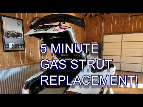 REPLACING GAS STRUTS ON YOUR CAR ( JAGUAR XK USED FOR DEMO)