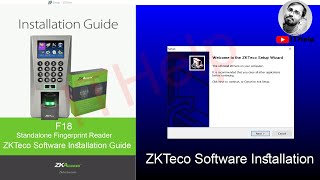 How to setup ZKTeco F18 Time Attendance Management software || Install ZKTeco finger print software