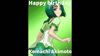 Happy Birthday To Komachi Akimotocure Mint