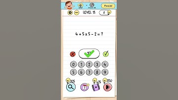 brain test level 15#shorts