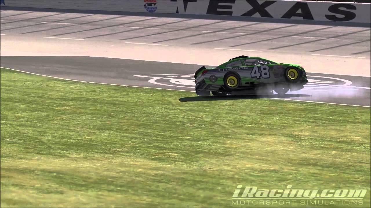 Huge crash at texas motor speedway Iracing YouTube