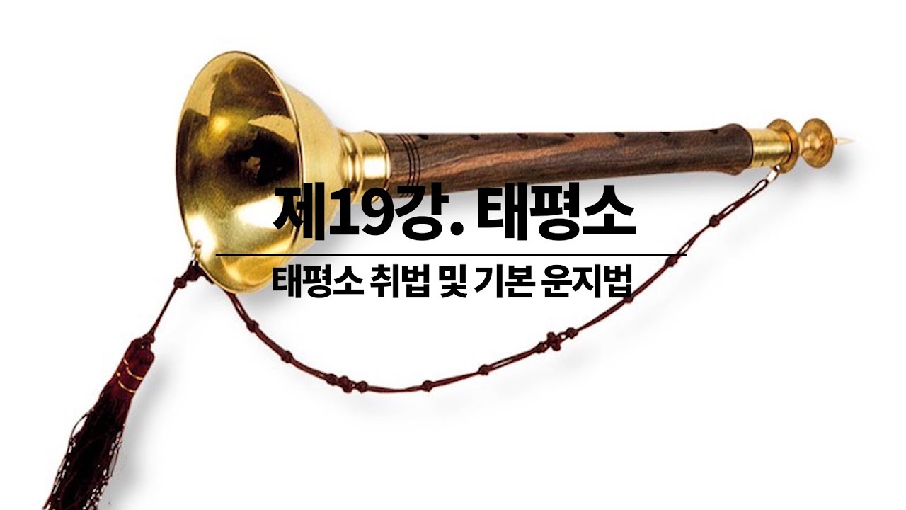 韓国楽器 テピョンソ （주일한국문화원 Korean Cultural Center）
