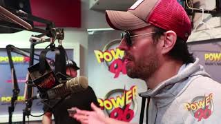 Enrique Iglesias rapid fire round with Power 96. (Move To Miami promos)