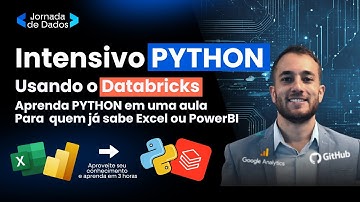 Intensivo de Python no Databricks para quem já sabe Excel, PowerBI ou Google Planilhas