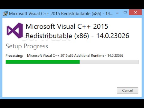 How To Download And Install Visual C Redistributable Packages For Visual Studio 15 Youtube