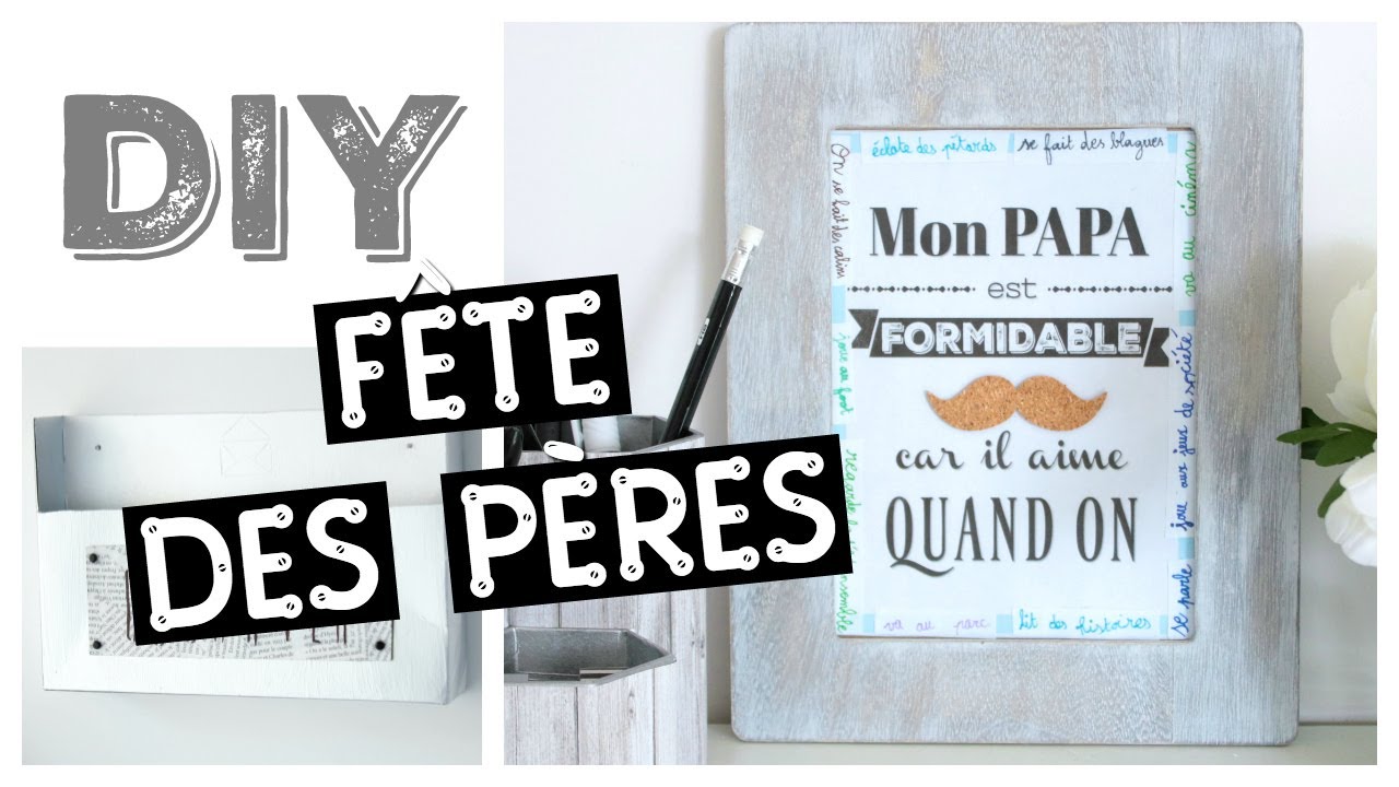 DIY Idées Cadeaux Fête des Pères : Facile & Pas Cher ! (français) 