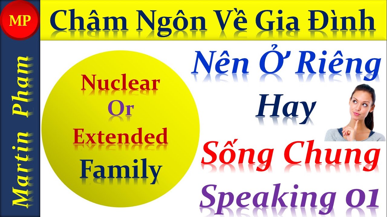 Nói Tiếng Anh Chủ Đề Gia Đình| Nuclear Or Extended Family| Speaking |Tiếng Anh Giao Tiếp|Martin Pham