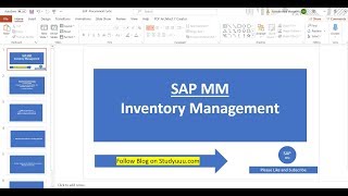 SAP MM- Inventory Management Basics explanation for Beginners and Learners