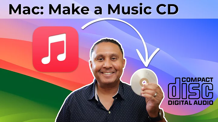 Create a Music CD on macOS using the Music App