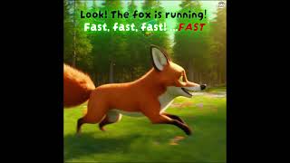 Fast vs Slow: Fox and the Butterfly! 🦊🦋 | English for Kids🌲Fun, easy, and magical! 🌟