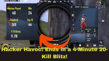 Hacker Havoc: Duo vs Squad Drama Ends in a 4-Minute 20-Kill Blitz!